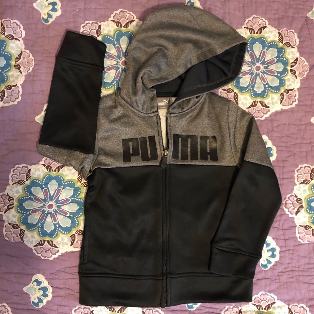 Boys Puma Zip Hoodie, Size 5